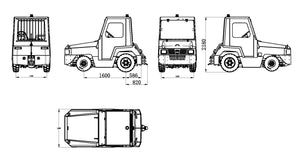 20 & 25 Ton Propane Tugger