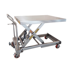 Stainless Steel Cleanroom Foot & Pump Lift Table