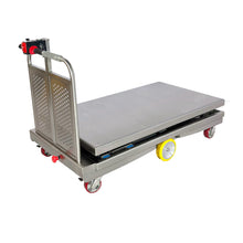 Load image into Gallery viewer, Stainless Steel Cleanroom Powered Drive Electric Lift Table