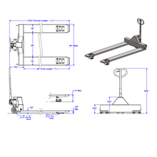 Load image into Gallery viewer, Data Center Manual Pallet Jack