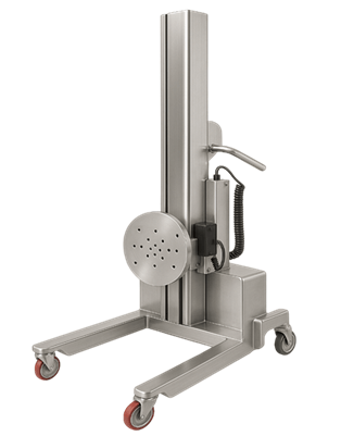 Stainless Steel Mobile Lift Tilt Trolley