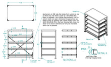 Load image into Gallery viewer, Stainless Steel Cleanroom Pull-Out Rack