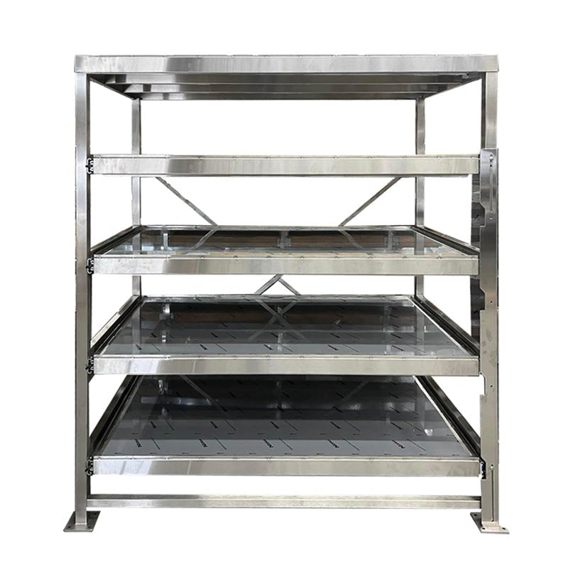 Stainless Steel Cleanroom Pull-Out Rack – Superlift Material Handling