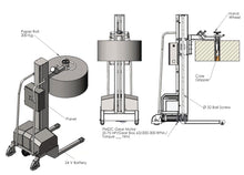 Load image into Gallery viewer, Stainless Steel Manual Roll Lifter