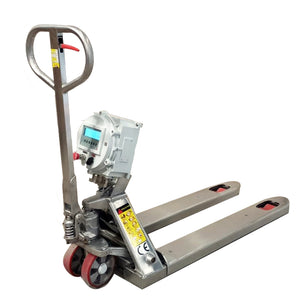 Stainless Steel Pallet Truck with EX Scale