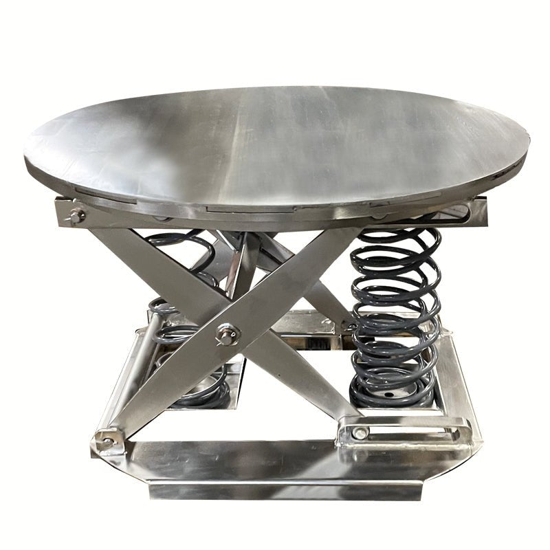 Stainless Steel Sanitary Self-Adjusting Spring Loaded Lift Table ...