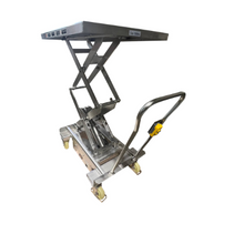 Load image into Gallery viewer, Stainless Steel Portable Double Scissor Lift Table