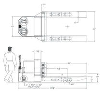 Load image into Gallery viewer, Heavy Duty Pallet Truck 25,000 lbs Capacity