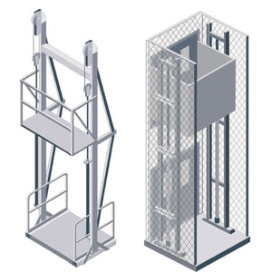 Vertical Hydraulic Material Lifts - Superlift Material Handling