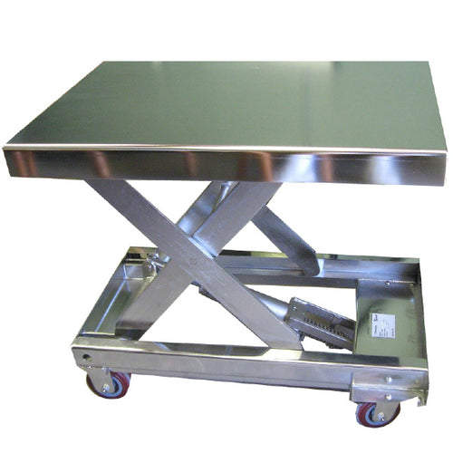 Stainless Steel Portable Lift Table - Superlift Material Handling