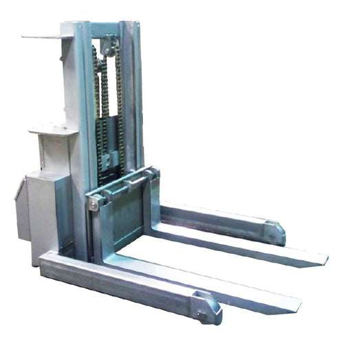 Stainless Steel Tight Turning Ratio Stacker - Superlift Material Handling
