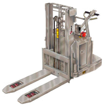 Load image into Gallery viewer, Stainless Steel Walkie Fork Over Stacker - Superlift Material Handling