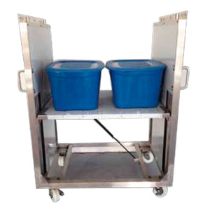 Self Leveling Stainless Steel Clean Room Carts and Hospital Carts - Superlift Material Handling
