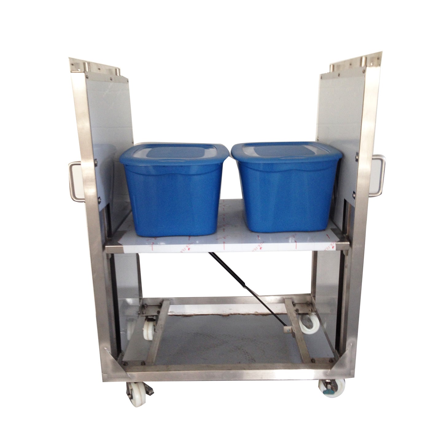 Push Cart Loading Screen Stainless Steel Self Adjusting Push Carts โ Superlift Material Handling