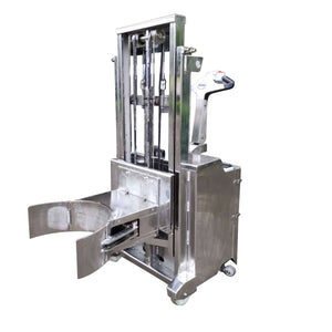 Stainless Steel Walkie Stacker with Drum Lift